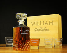 Load image into Gallery viewer, Men&#39;s Gift,Groomsmen Gift - Personalized Whiskey Decanter
