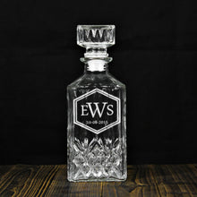 Load image into Gallery viewer, Groomsmen Gifts-Personalized Whiskey Decanter Set
