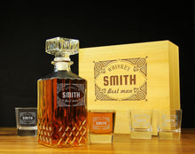 Load image into Gallery viewer, Personalized Whiskey Decanter-Groomsmen gifts
