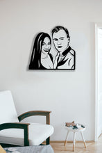 Load image into Gallery viewer, Personalized Wood Portrait, Unique Gift For House Warming
